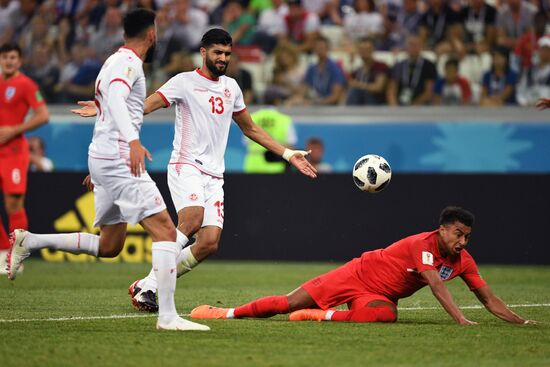 Футбол. ЧМ-2018. Матч Тунис - Англия