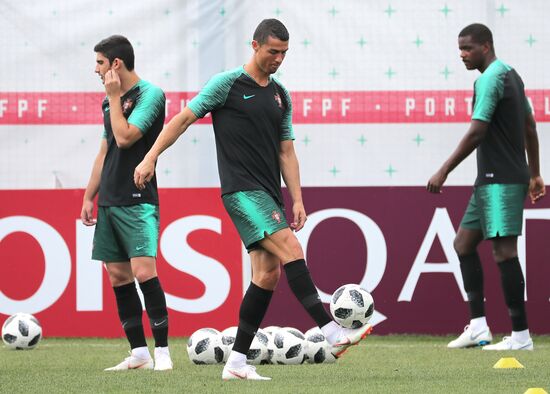 Футбол. ЧМ-2018. Тренировка сборной Португалии
