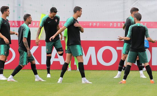 Футбол. ЧМ-2018. Тренировка сборной Португалии