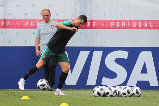 Футбол. ЧМ-2018. Тренировка сборной Португалии