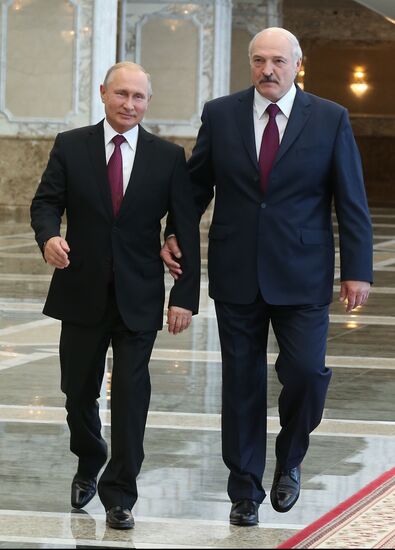 Рабочий визит президента РФ В. Путина в Белоруссию