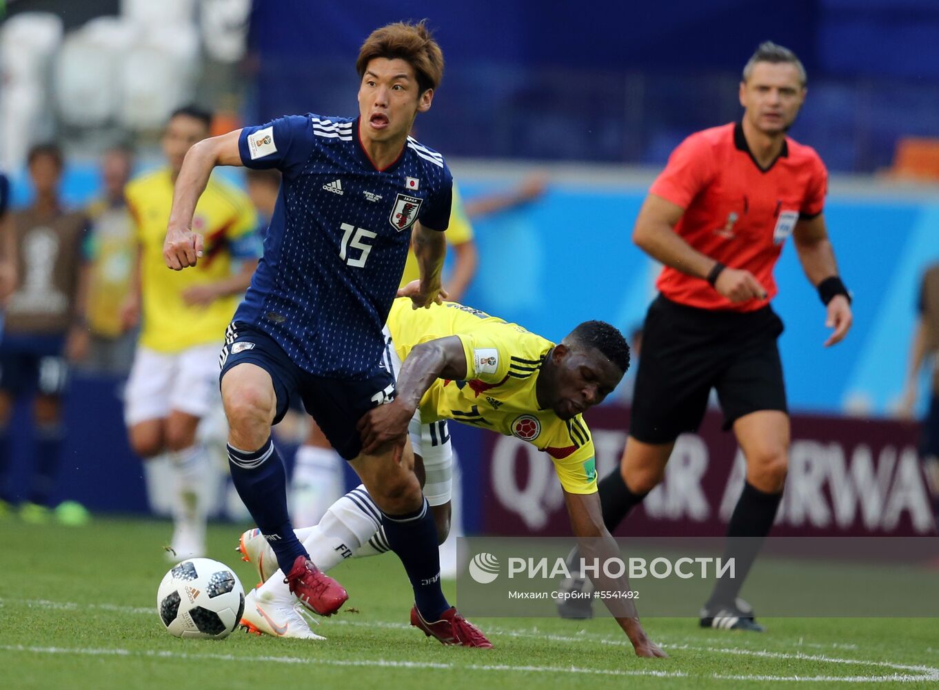Футбол. ЧМ-2018. Матч Колумбия - Япония
