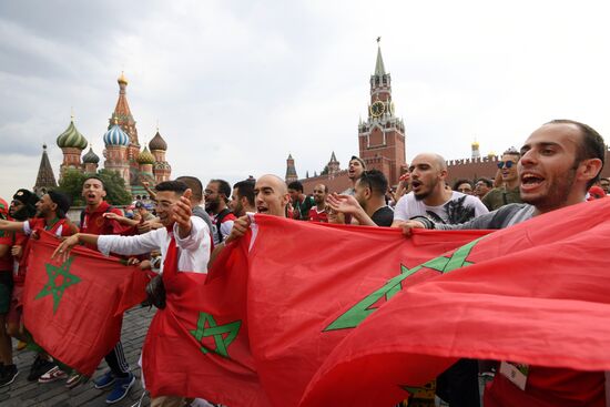 Болельщики ЧМ-2018 по футболу в Москве