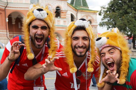 Болельщики ЧМ-2018 по футболу в Москве