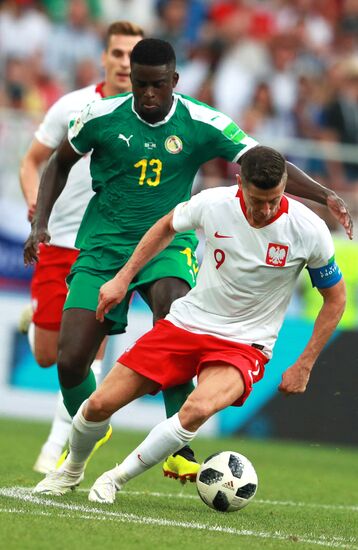 Футбол. ЧМ-2018. Матч Польша - Сенегал 