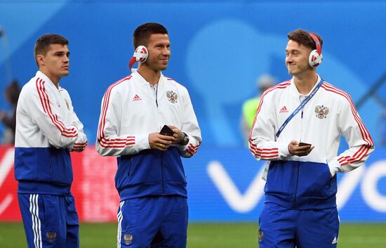 Футбол. ЧМ-2018. Матч Россия - Египет 