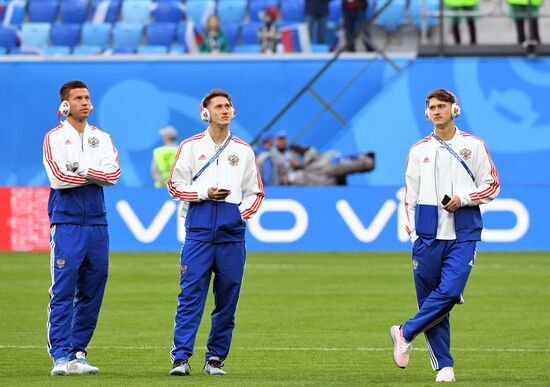 Футбол. ЧМ-2018. Матч Россия - Египет 