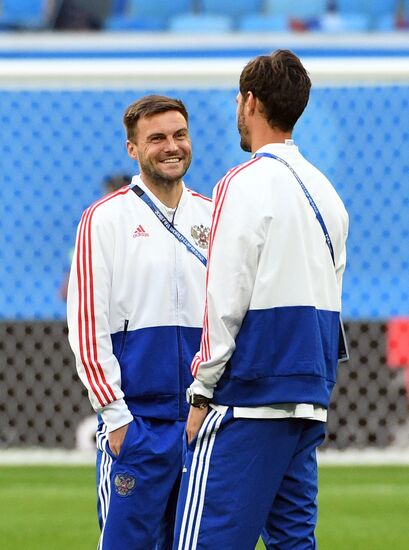 Футбол. ЧМ-2018. Матч Россия - Египет 