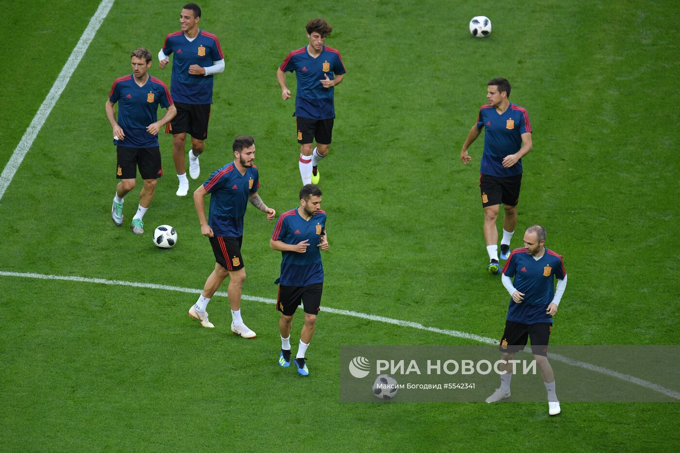  Футбол. ЧМ-2018. Тренировка сборной Испании