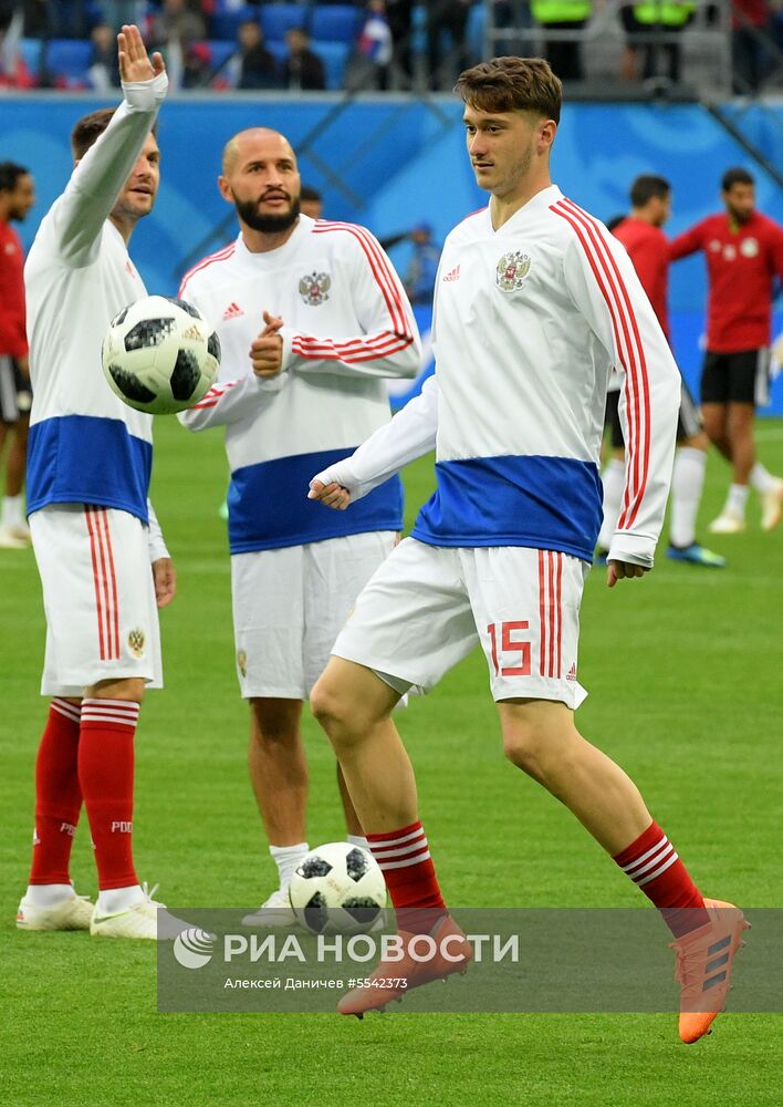 Футбол. ЧМ-2018. Матч Россия - Египет