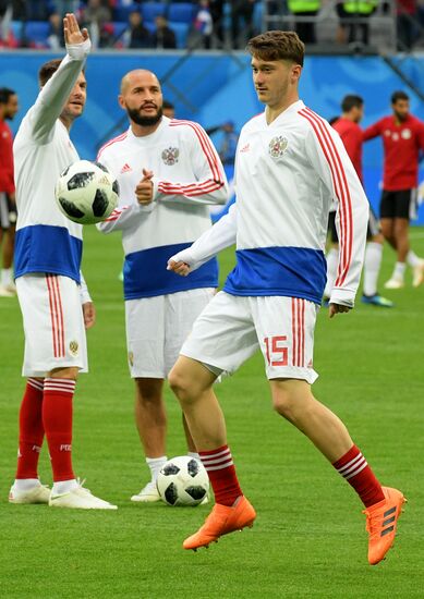 Футбол. ЧМ-2018. Матч Россия - Египет 