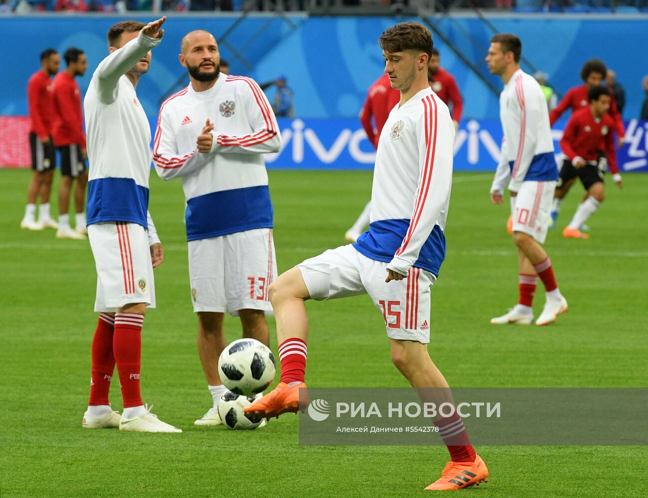 Футбол. ЧМ-2018. Матч Россия - Египет