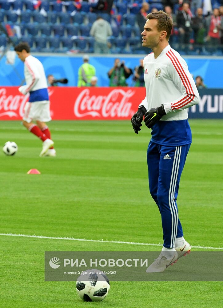 Футбол. ЧМ-2018. Матч Россия - Египет