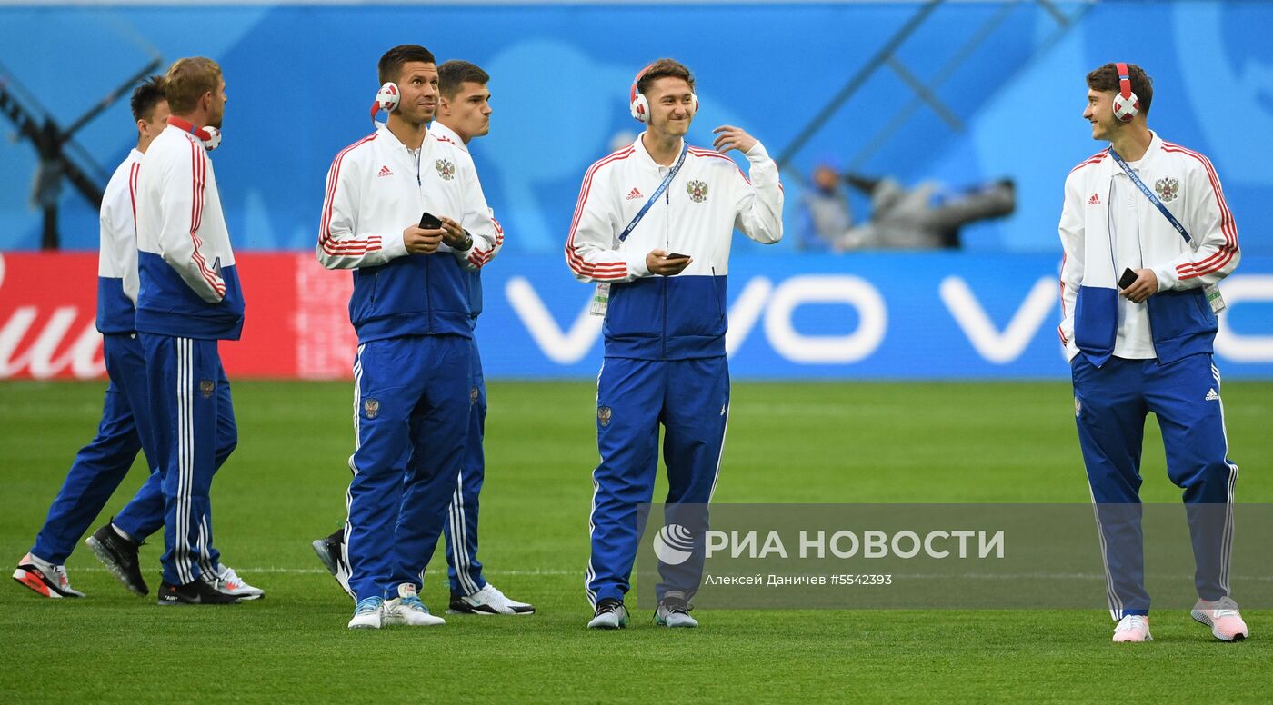 Футбол. ЧМ-2018. Матч Россия - Египет