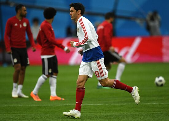 Футбол. ЧМ-2018. Матч Россия - Египет 