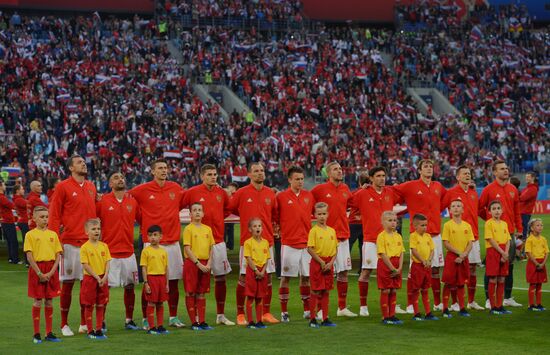 Футбол. ЧМ-2018. Матч Россия - Египет 