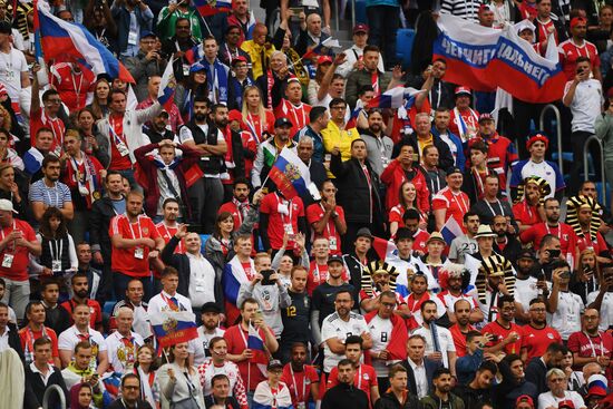 Футбол. ЧМ-2018. Матч Россия - Египет 