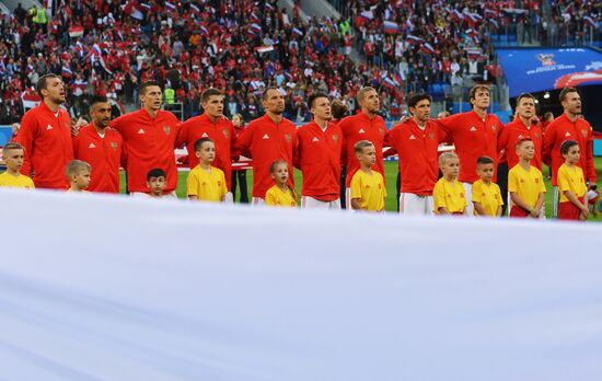 Футбол. ЧМ-2018. Матч Россия - Египет 