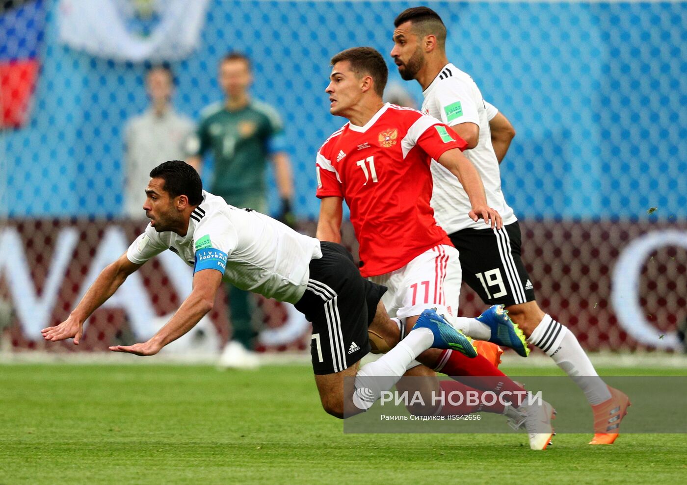 Футбол. ЧМ-2018. Матч Россия - Египет