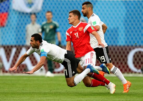 Футбол. ЧМ-2018. Матч Россия - Египет 
