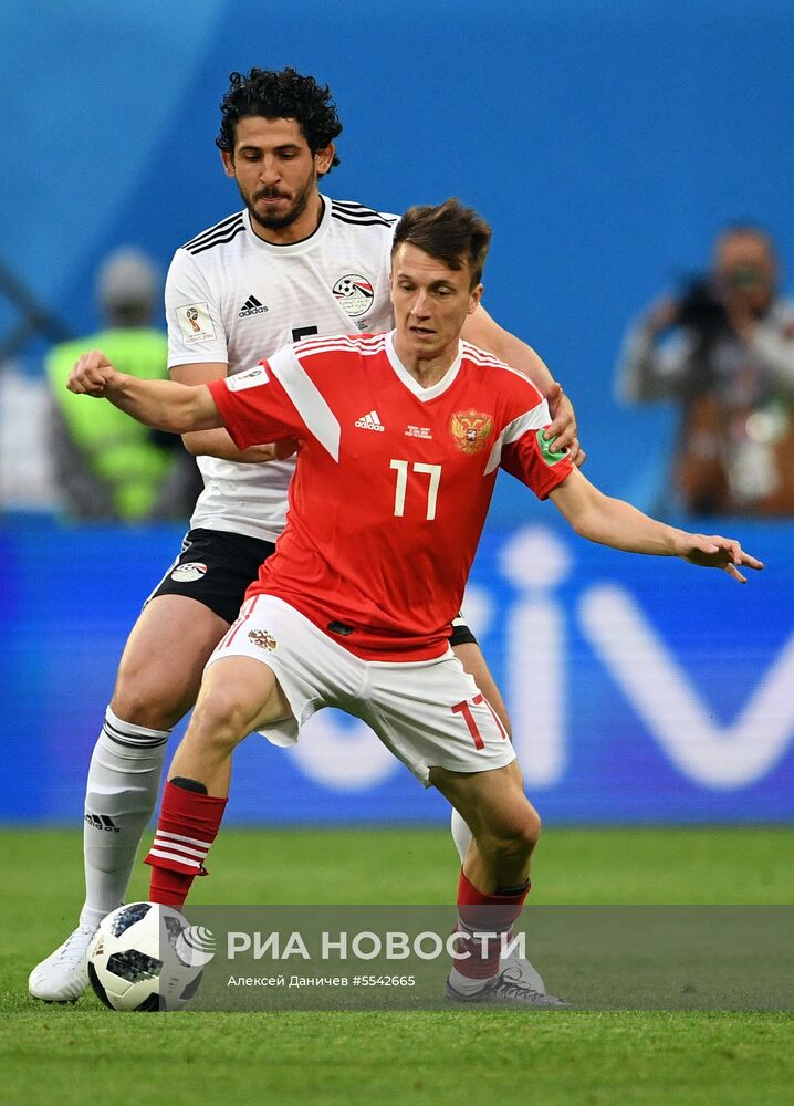 Футбол. ЧМ-2018. Матч Россия - Египет