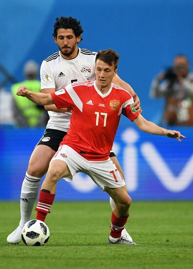 Футбол. ЧМ-2018. Матч Россия - Египет 