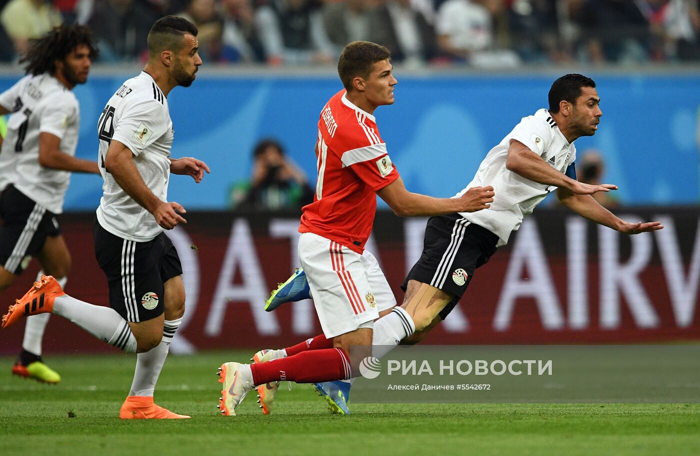Футбол. ЧМ-2018. Матч Россия - Египет