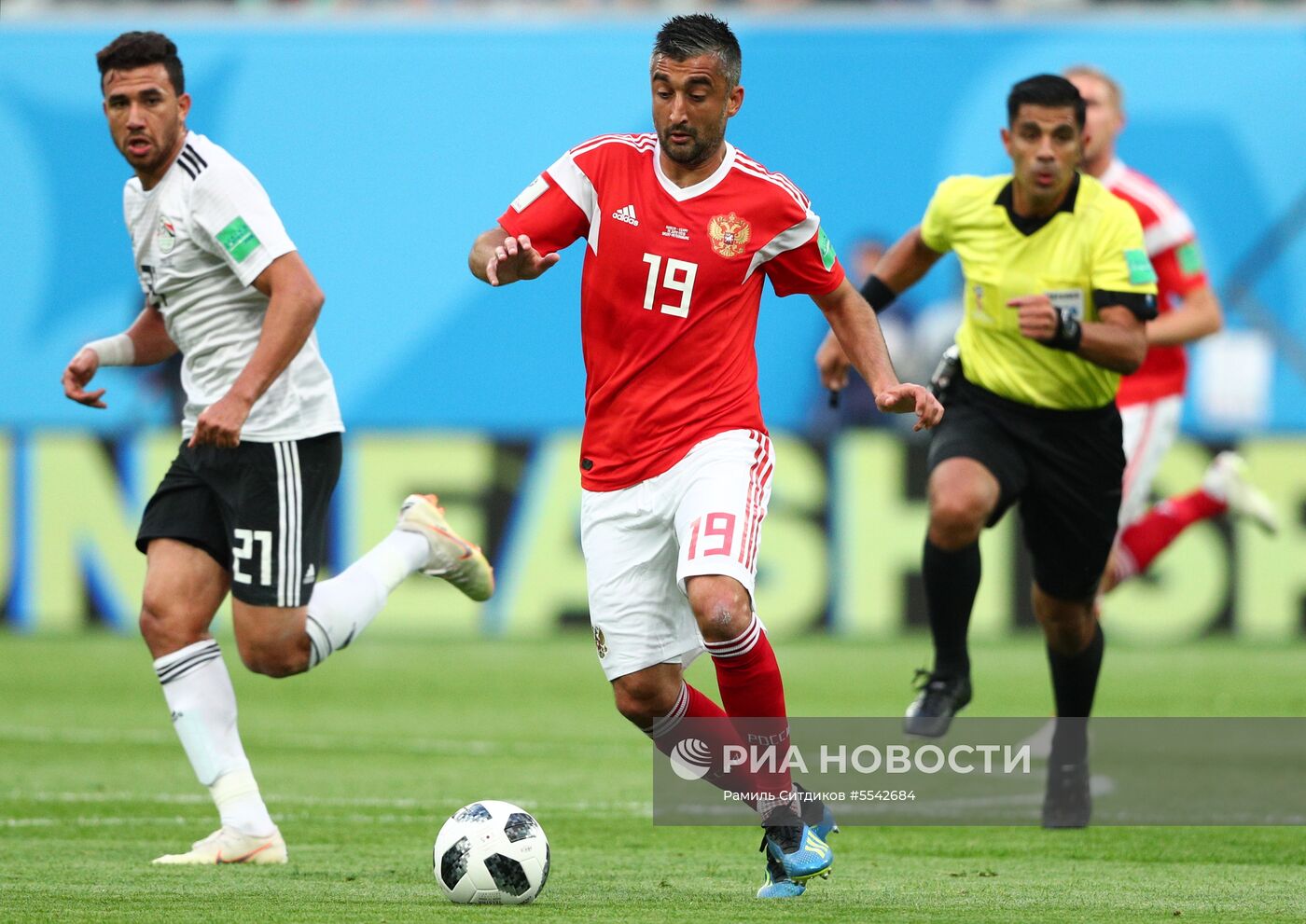 Футбол. ЧМ-2018. Матч Россия - Египет