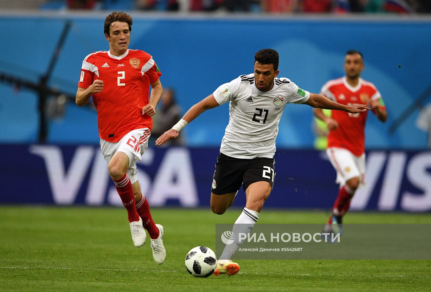 Футбол. ЧМ-2018. Матч Россия - Египет