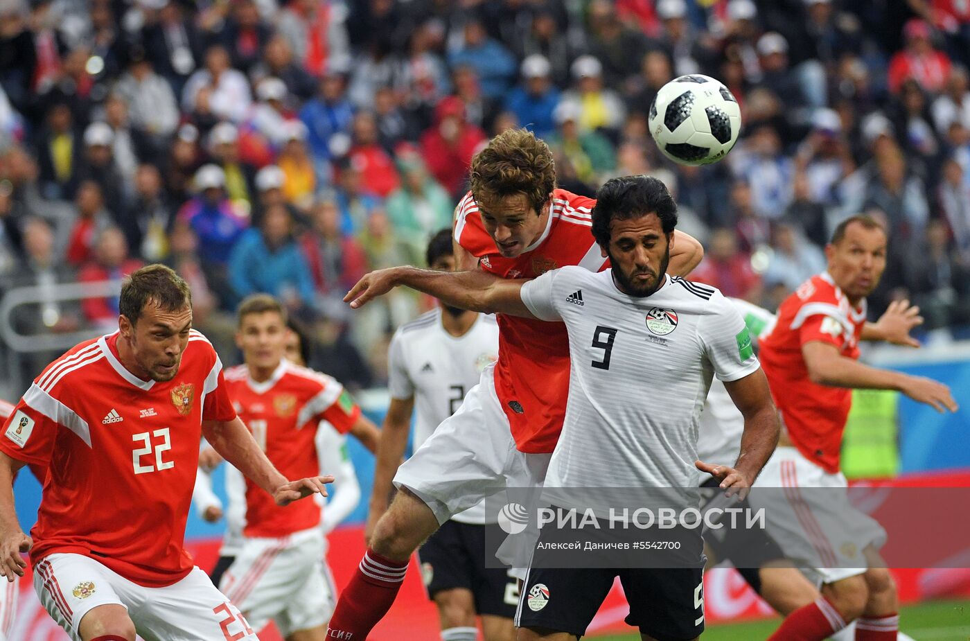 Футбол. ЧМ-2018. Матч Россия - Египет