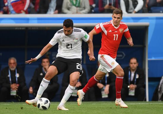 Футбол. ЧМ-2018. Матч Россия - Египет 