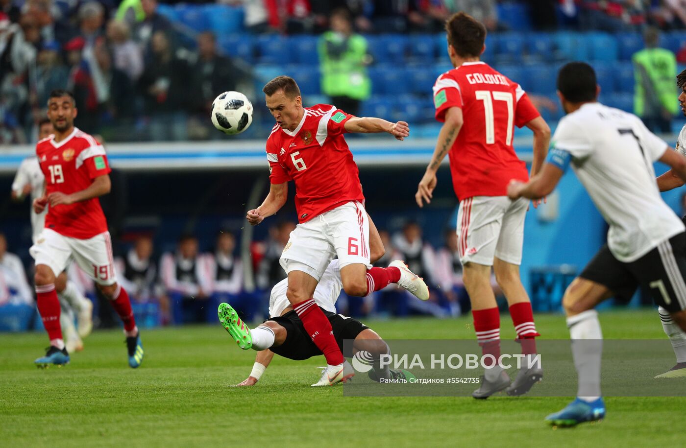Футбол. ЧМ-2018. Матч Россия - Египет