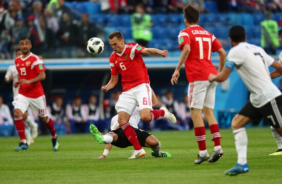 Футбол. ЧМ-2018. Матч Россия - Египет 