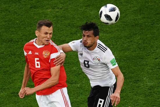 Футбол. ЧМ-2018. Матч Россия - Египет