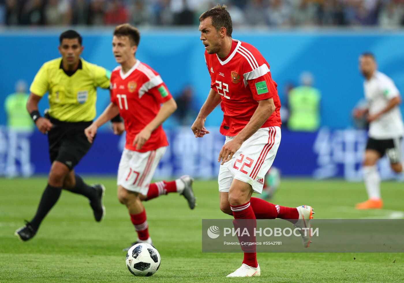 Футбол. ЧМ-2018. Матч Россия - Египет