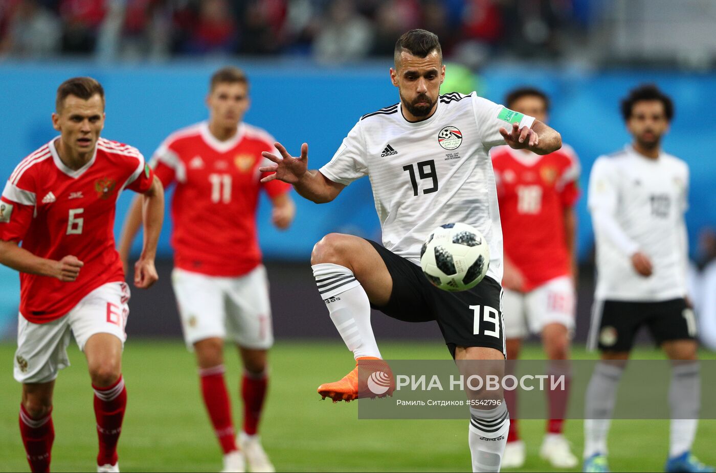 Футбол. ЧМ-2018. Матч Россия - Египет