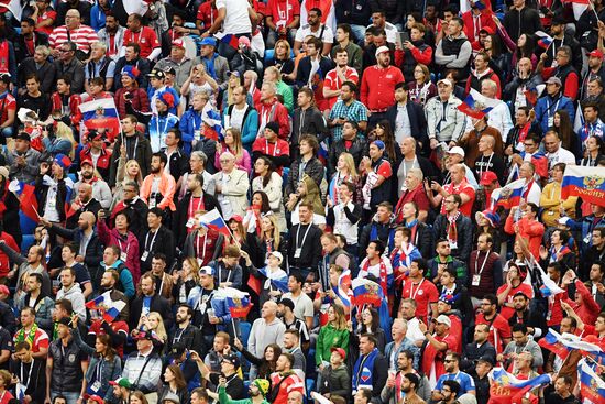 Футбол. ЧМ-2018. Матч Россия - Египет 