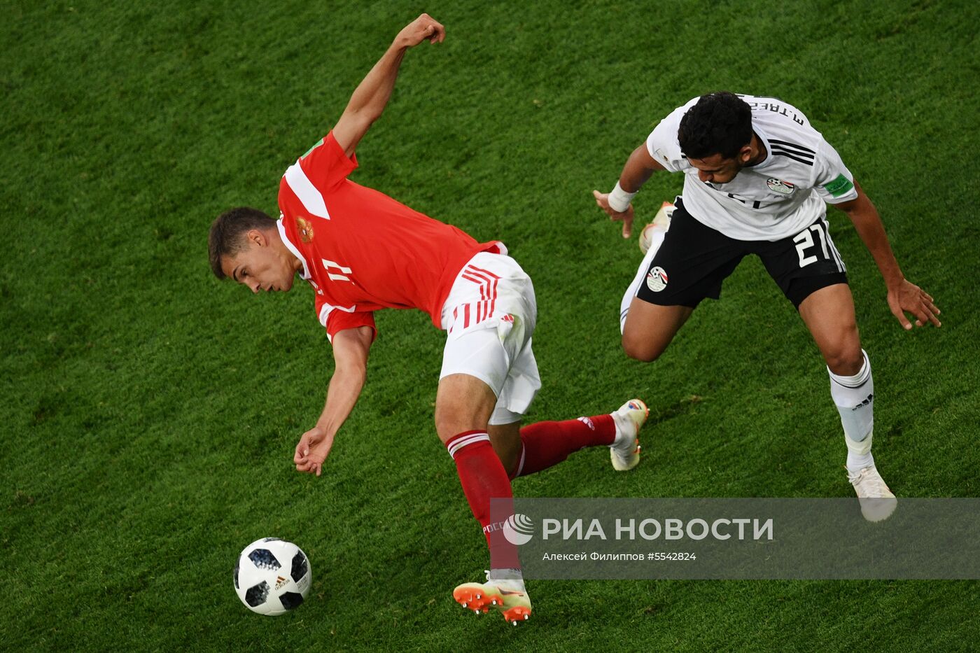 Футбол. ЧМ-2018. Матч Россия - Египет