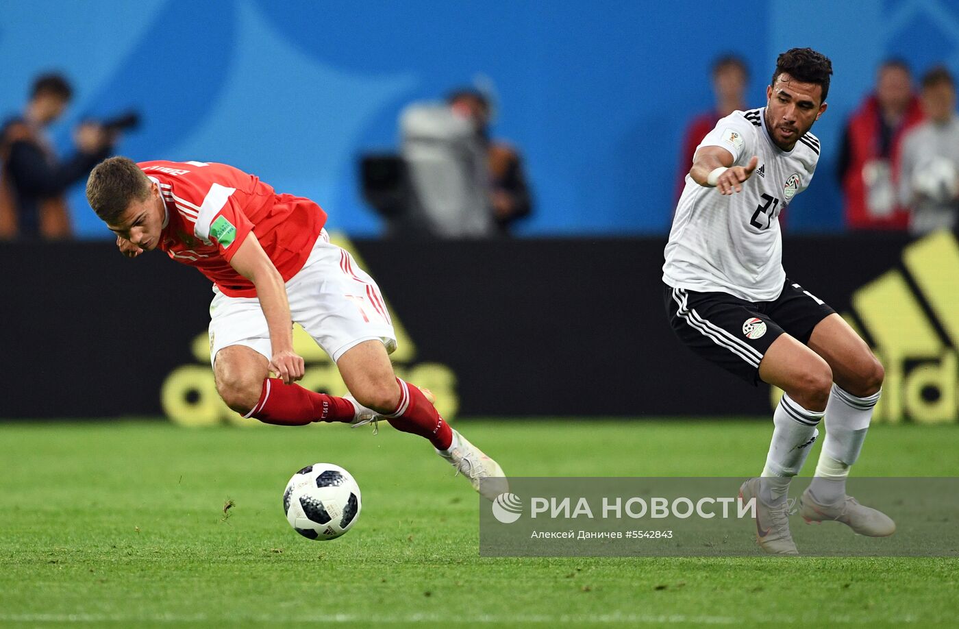 Футбол. ЧМ-2018. Матч Россия - Египет 