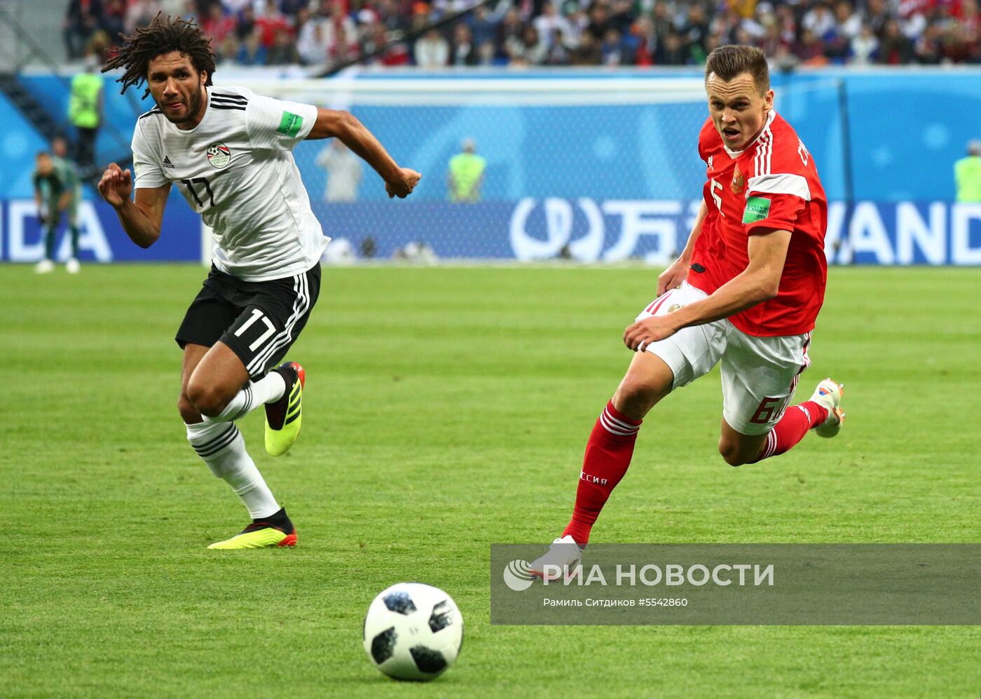 Футбол. ЧМ-2018. Матч Россия - Египет 