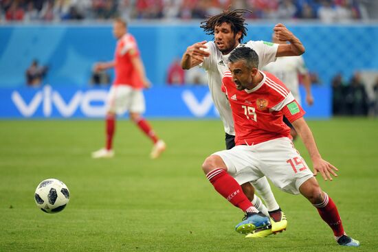 Футбол. ЧМ-2018. Матч Россия - Египет 