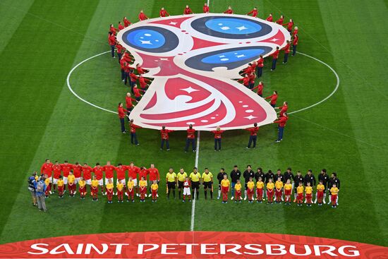 Футбол. ЧМ-2018. Матч Россия - Египет