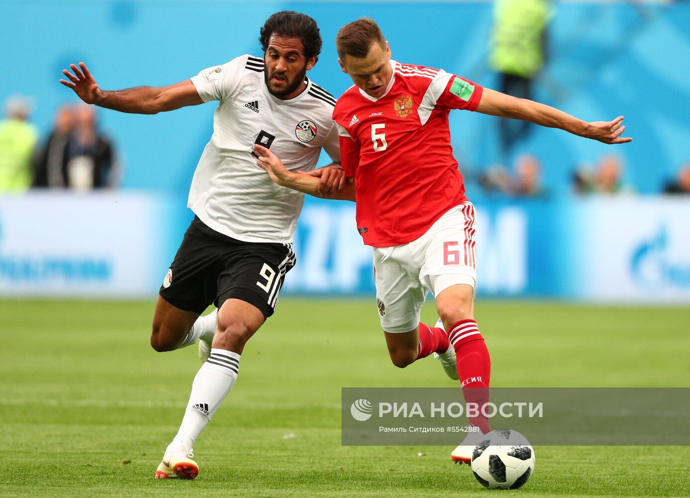 Футбол. ЧМ-2018. Матч Россия - Египет 