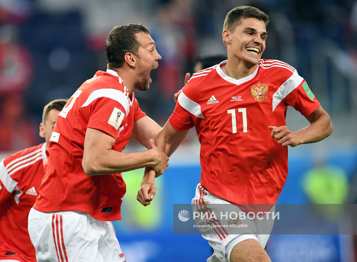 Футбол. ЧМ-2018. Матч Россия - Египет