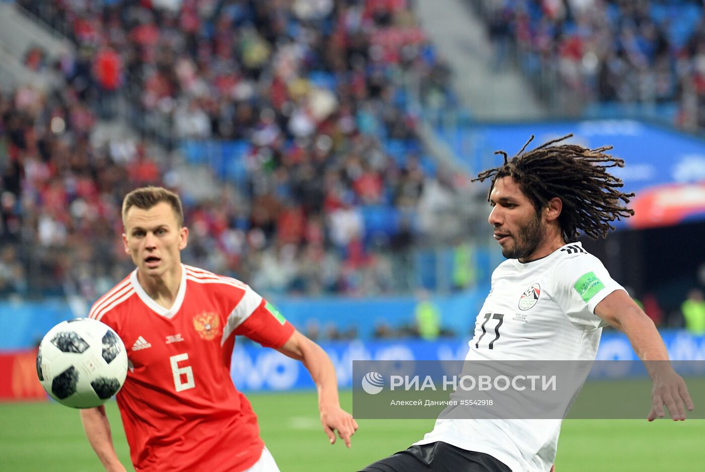 Футбол. ЧМ-2018. Матч Россия - Египет 