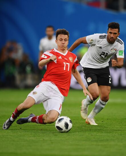 Футбол. ЧМ-2018. Матч Россия - Египет 