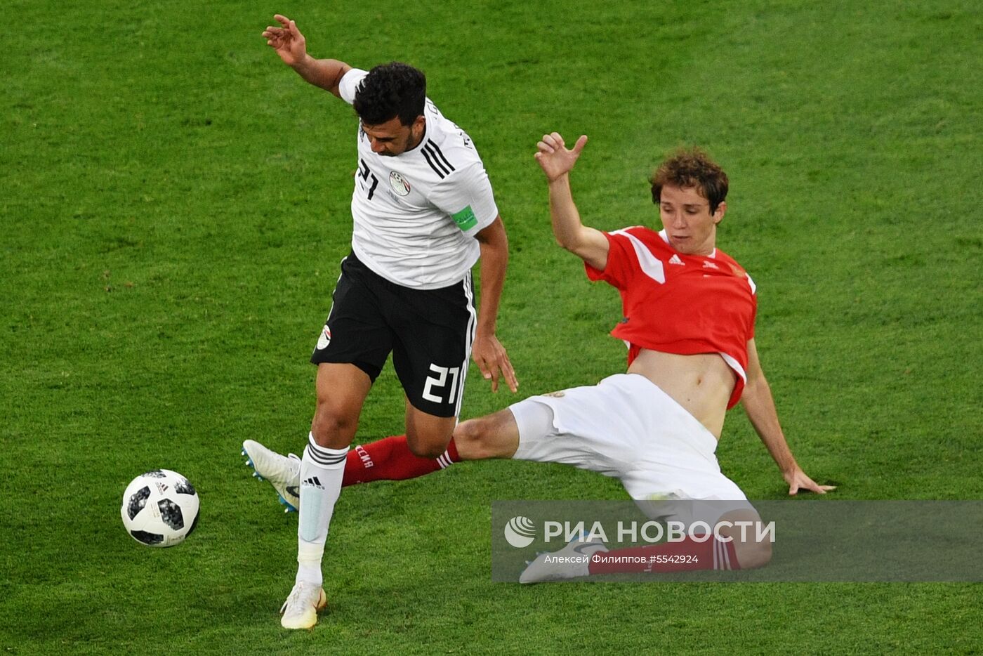 Футбол. ЧМ-2018. Матч Россия - Египет