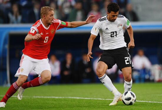 Футбол. ЧМ-2018. Матч Россия - Египет 