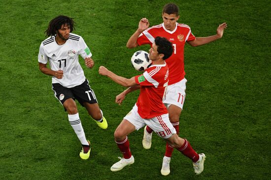 Футбол. ЧМ-2018. Матч Россия - Египет