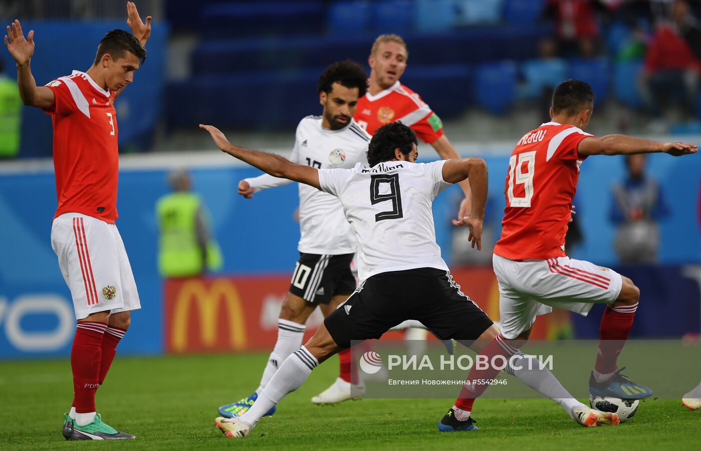Футбол. ЧМ-2018. Матч Россия - Египет